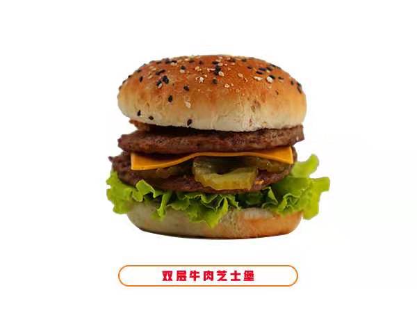双层牛肉芝士堡